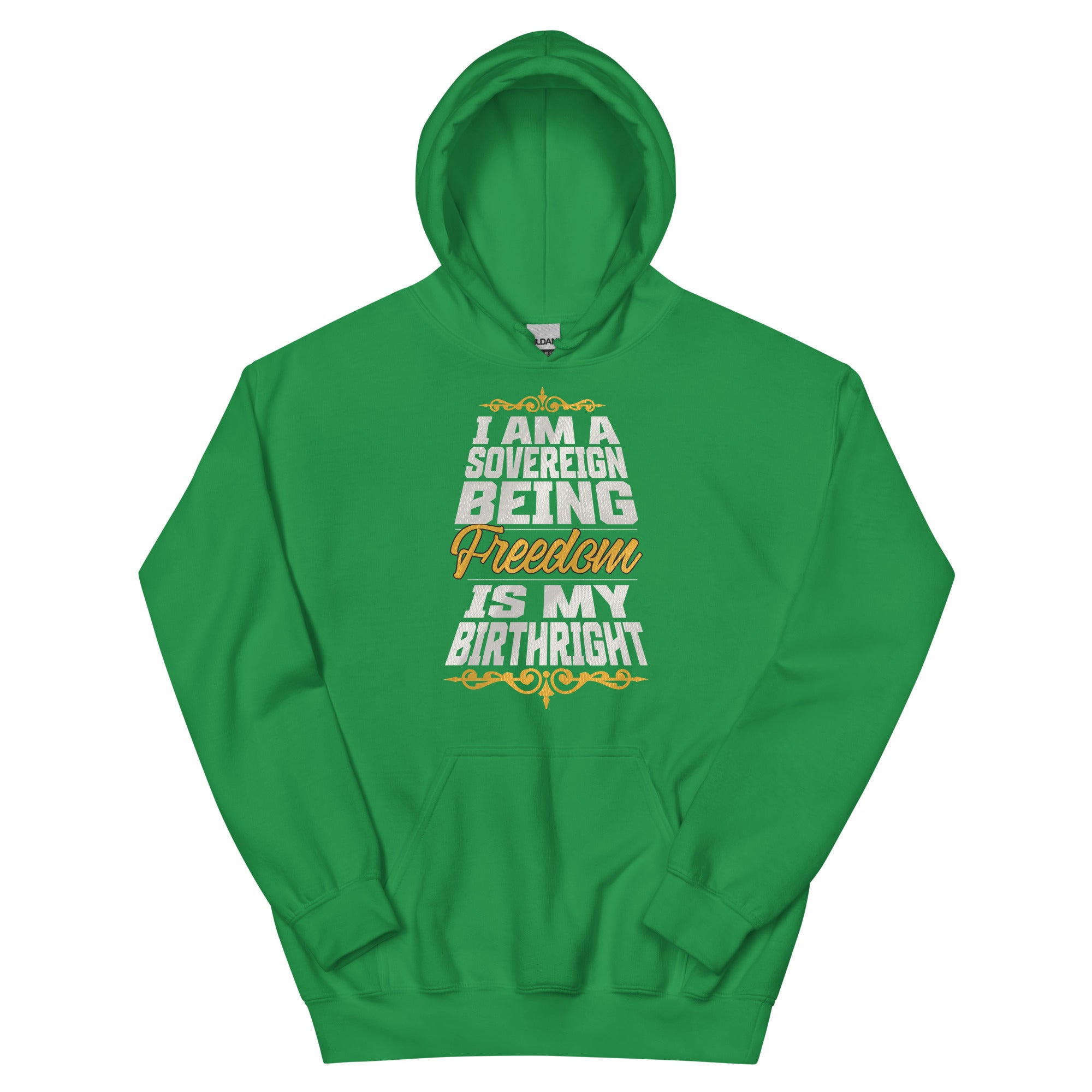 Sovereign Being Hoodie - Irish Green Color - https://ascensionemporium.net